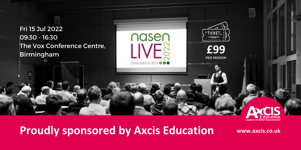 Nasen Live 2022 – proudly sponsored by Axcis Education